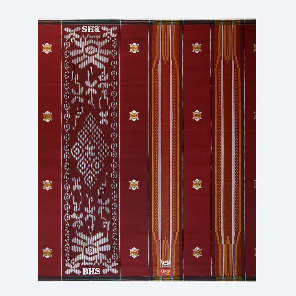 Sarung BHS Excellent Gold Variation E52 SGF Merah Hati