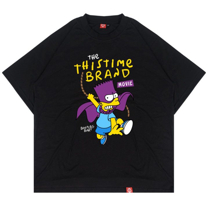 T-Shirt Kaos Baju Boxy Pria Thistime brand Boxy fit Stay Real Clothing distro