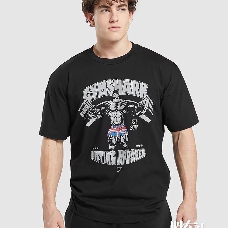 Gymshark's Men's Fitness Sports Short-Sleeved DUTY T-Shirt Moisture Wicking