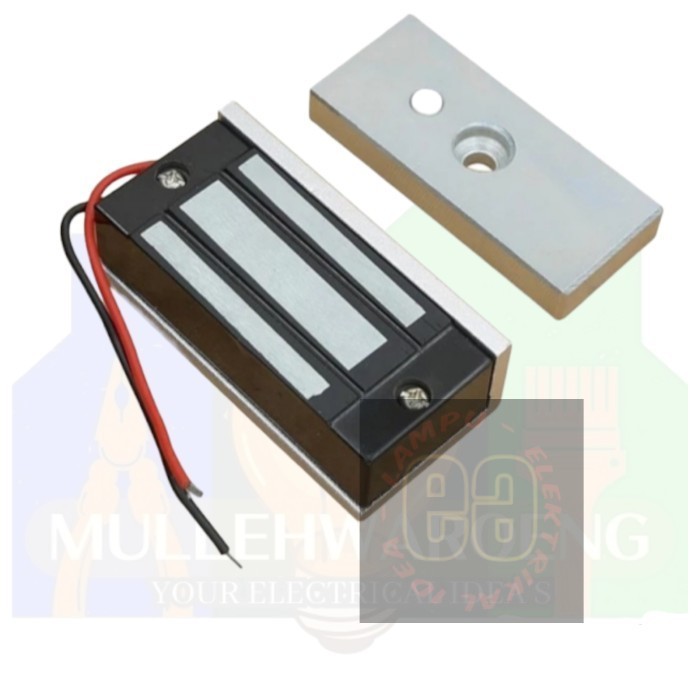 

MAGNETIC LOCK MINI MLOCK DOOR 60KG 100LBS / KUNCI PINTU MAGNET MINI DC
