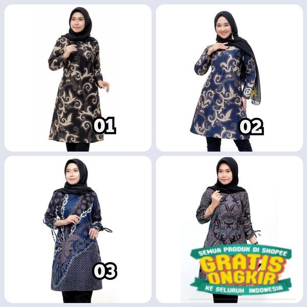BBL / tunik batik pekalongan dress batik murah tunik jumbo/ Model Terbaru anak remaja