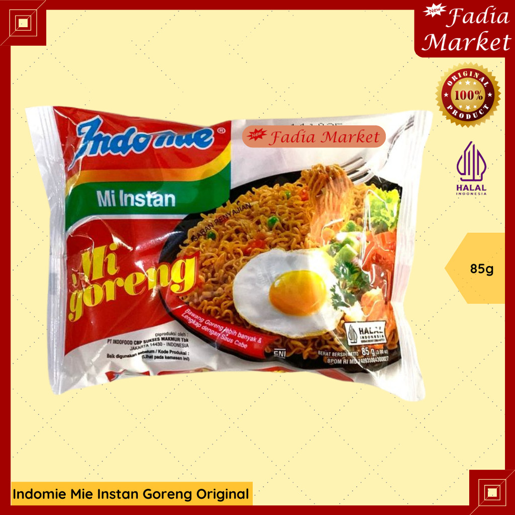 

Indomie Mie Instan Goreng Original 85g