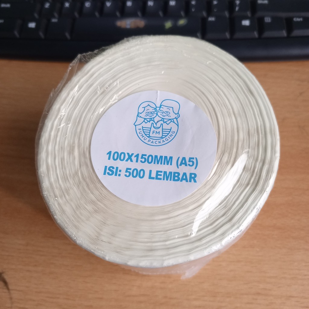 

Label Thermal 100x150mm Roll / Sticker Label Barcode Isi 500pcs Premium
