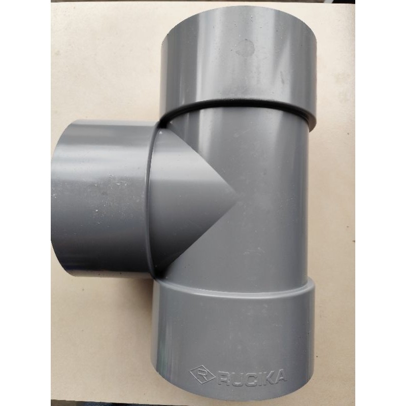 WB TEE PVC D Rucika 6" Inch