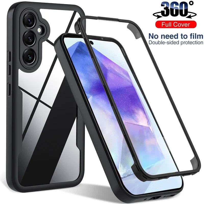 For Samsung Galaxy A25 A15 A24 A53 A73 A33 A23 A13 A52S A32 A22 A12 Case Smooth Protection Air Cushi