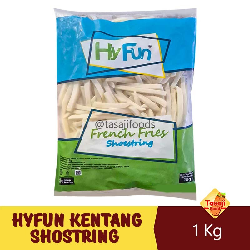 

Hyfun Kentang Goreng Beku Shostring 1 Kg Frozen