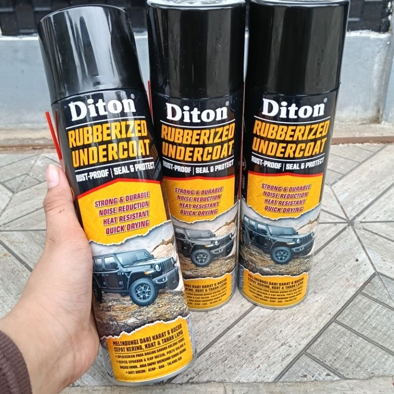 Pilok Cat Semprot Diton Rubberized undercoat special anti karat Under Coat rubberized Diton Anti kar