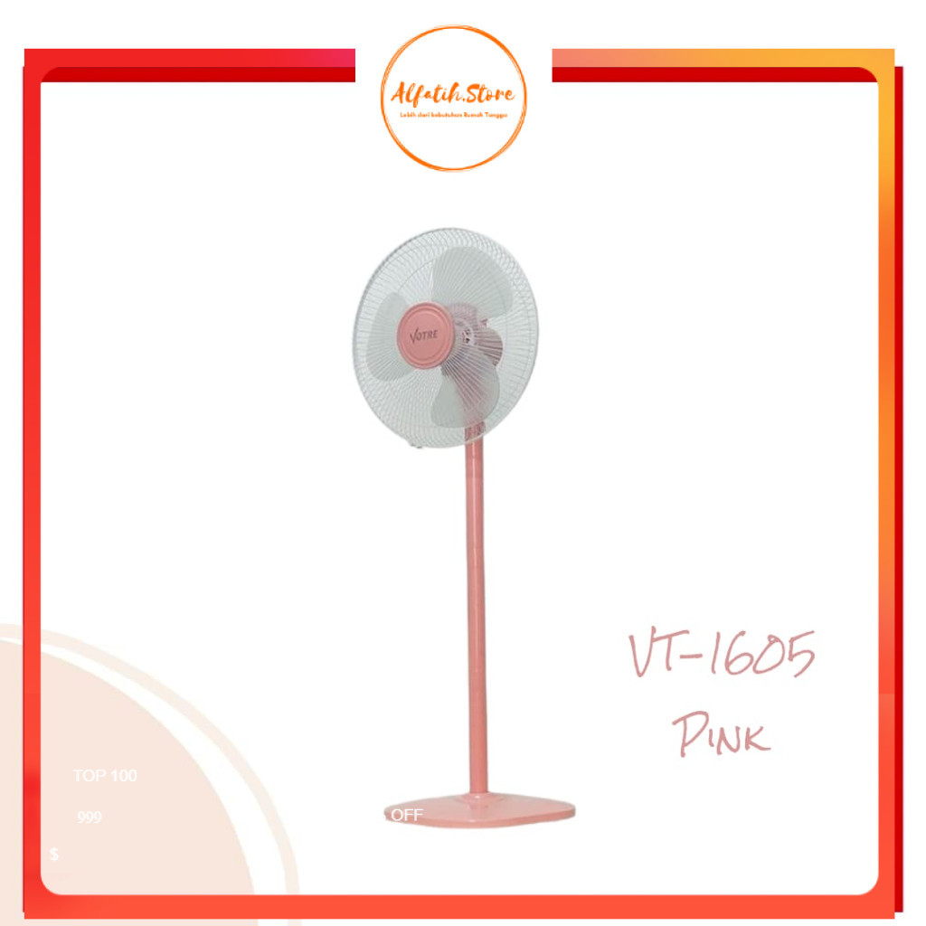Kipas Angin Berdiri Advance VT 1605 1602 Stand Fan Votre 16 inch/Stand Fan Votre VT-1605 16 Inch/Adv