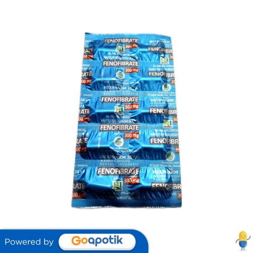 Fenofibrate Hexpharm 300 Mg Strip 10 Kapsul