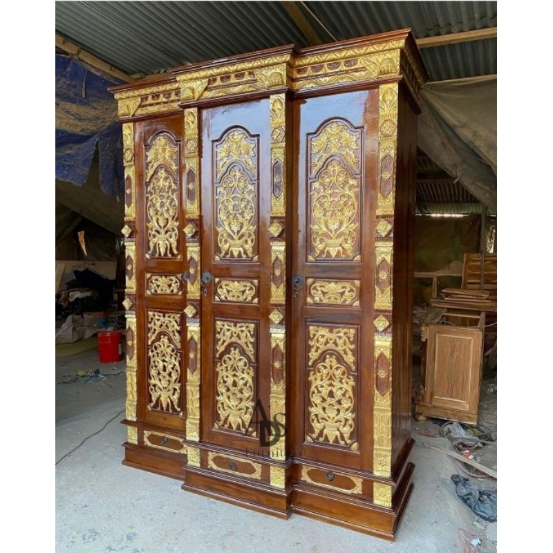 Lemari Pakaian Kayu Jati Lemari Gebyok Lemari Ukir Jepara