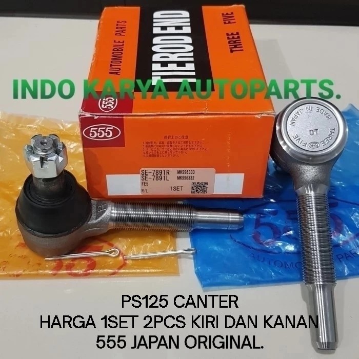 TIE ROD END TIEROD MITSUBISHI PS125 CANTER TURBO 555 JAPAN ORIGINAL
