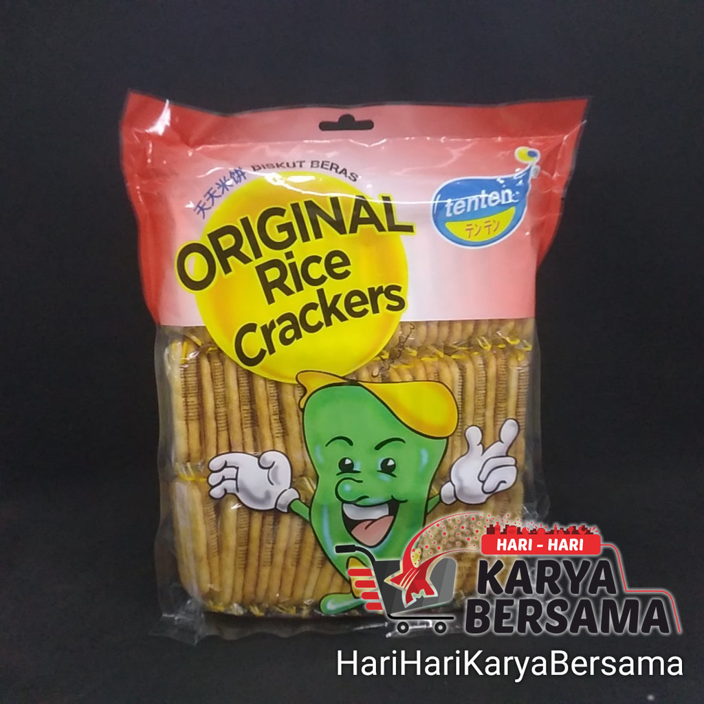 

MAKANAN RINGAN BISKUIT TEN TEN ORIGINAL RICE CREAKERS 230GR