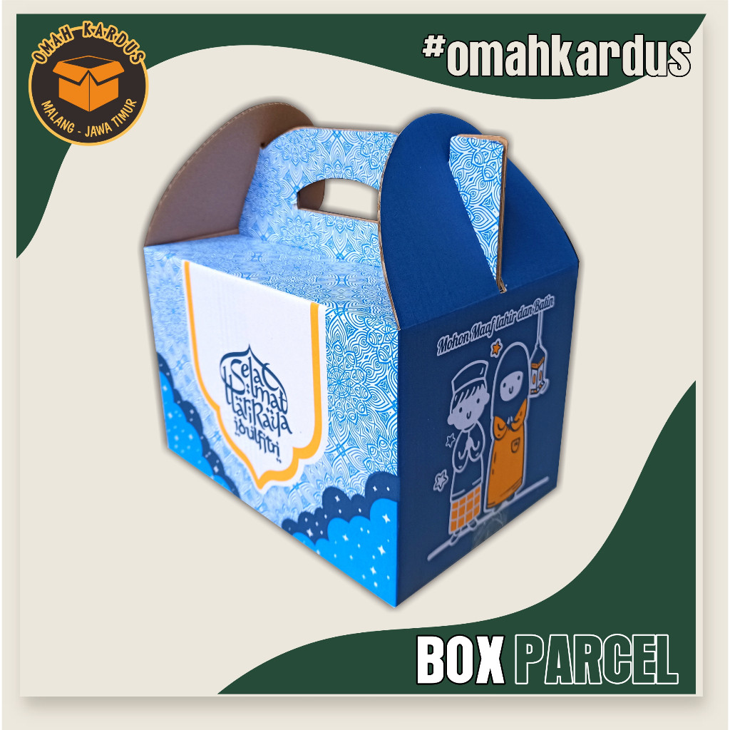 

Box Parcel 29x20x20cm / KARDUS BOX PARCEL LEBARAN model jinjing / box lebaran / box idulfitri