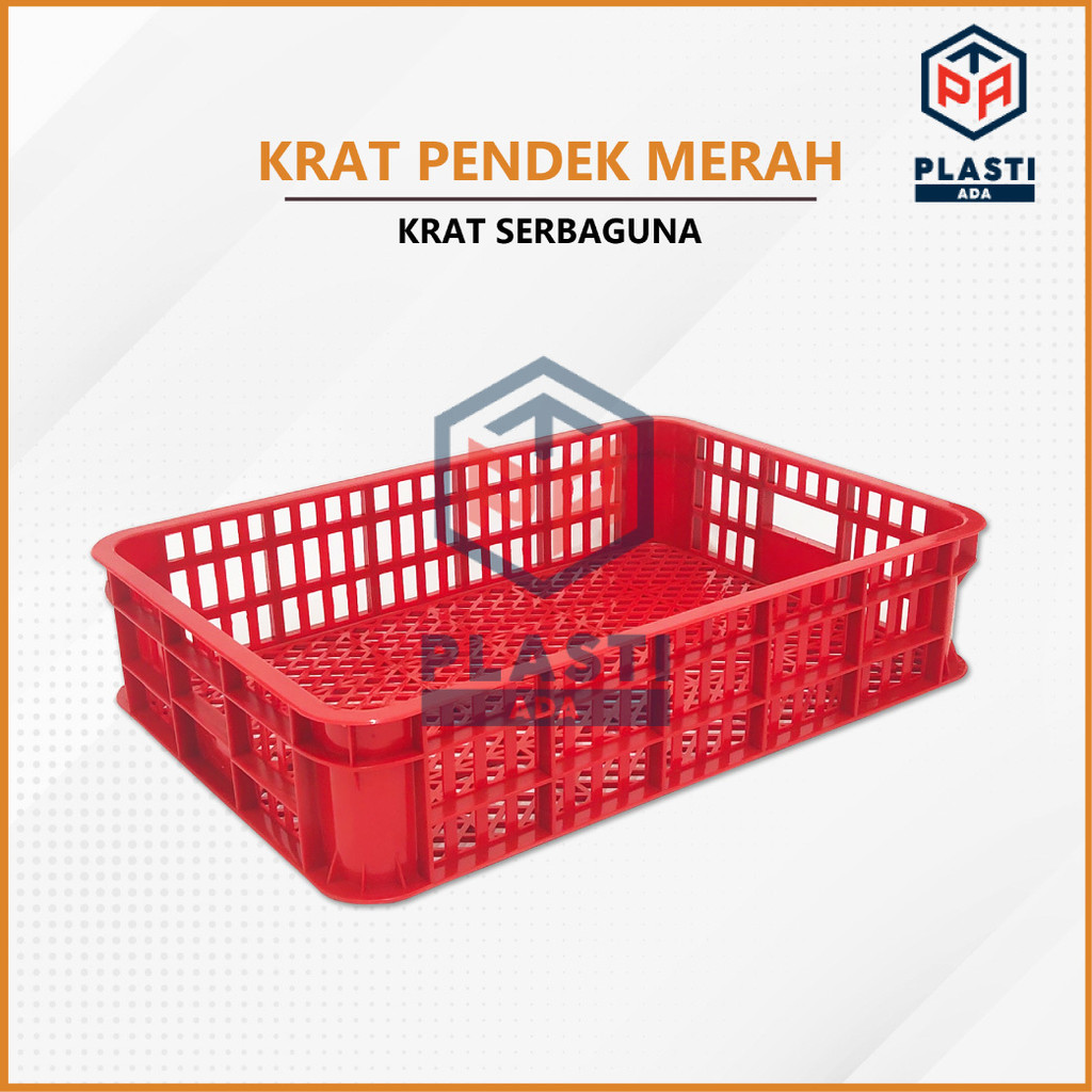 KRAT PENDEK - Keranjang Serbaguna / Keranjang Roti / Keranjang Plastik