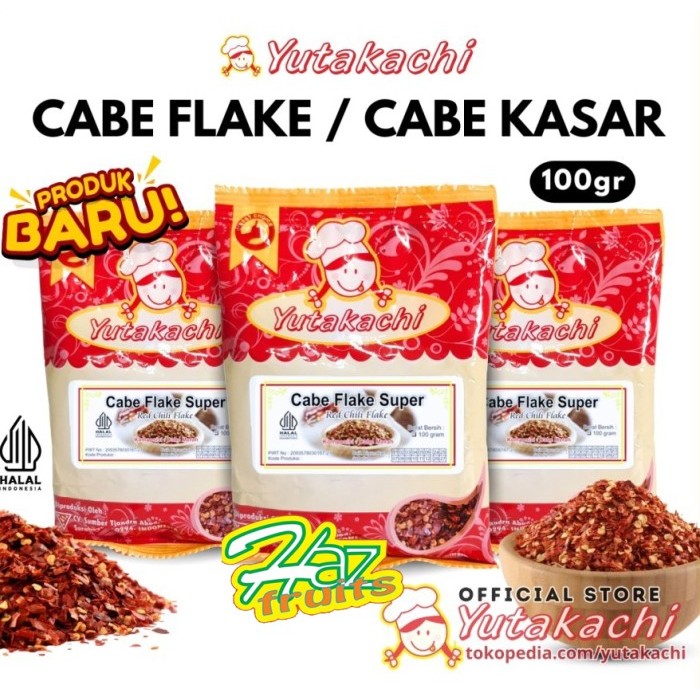 

Cabe Flake Super Yutakachi Red Chilli Flake