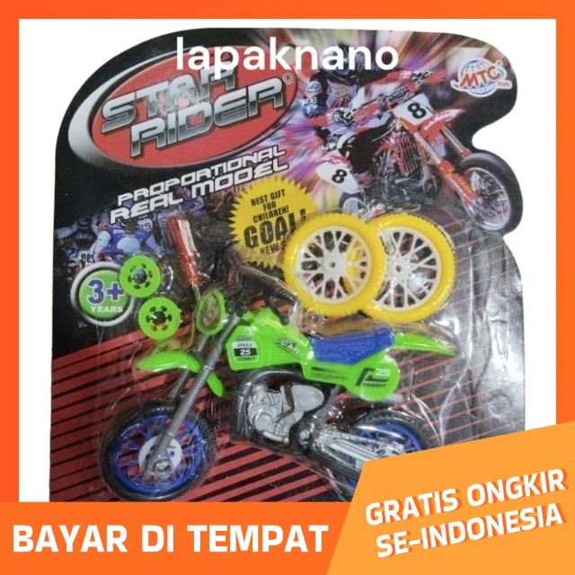 Mainan anak mainan motocross