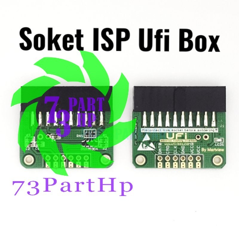 Soket Satuan ISP UFI BOX Original NEW - HANYA SOKETNYA SAJA TANPA UFI BOX - 73partHP