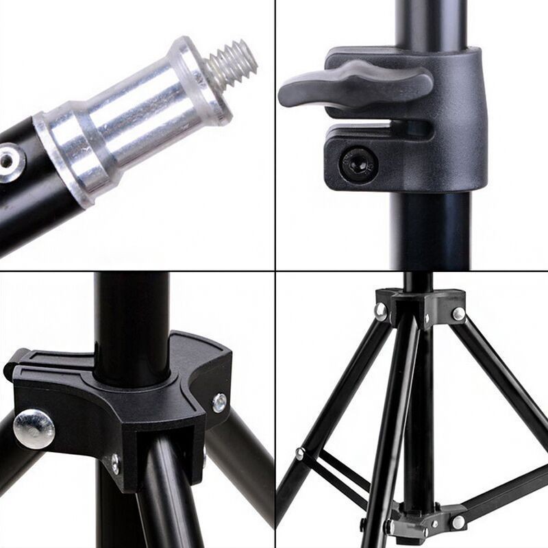 Tripod Hp 2 Meter Besi Aluminium Alloy - Stand Tripot Handphone Free Holder Miniball 360 Derajat-5