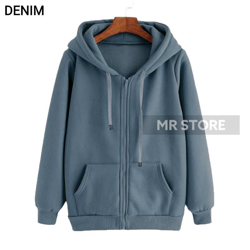 JAKET HOODIE ZIPPER POLOS JACKET POLOS SWEATER POLOS RESLETING PRIA WANITA UNISEX M L XL XXL MINT MR