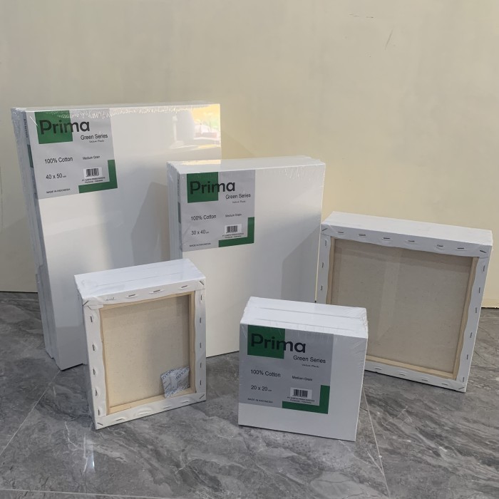 

Kanvas Prima Green Series 30x30 cm Value Pack Set of 5