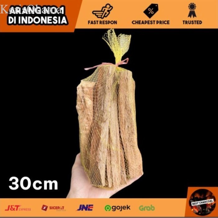 

Kayu Bakar Apel Firewood Panjang 30cm murah