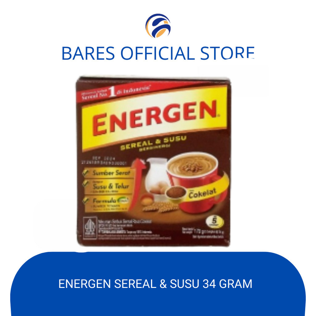 

Energen Sereal Coklat Pouch 34 gram/10 Sachet