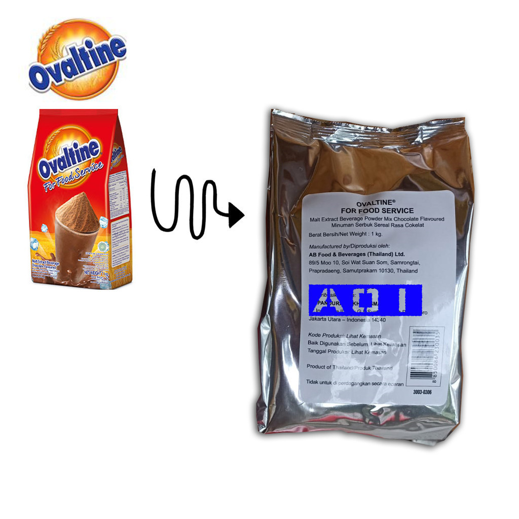 

CFO-OVALTINE FOR FOOD SERVICE 1 KG/Malt Extract Powder Mix Chocolate flavour