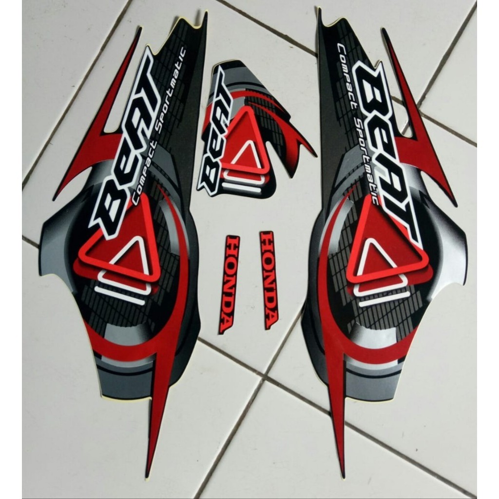 stiker striping sticker motor honda beat karbu 2010
