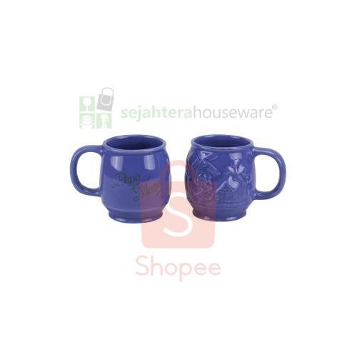 Gelas Papa Mama White Line HOLLAND 2 pcs