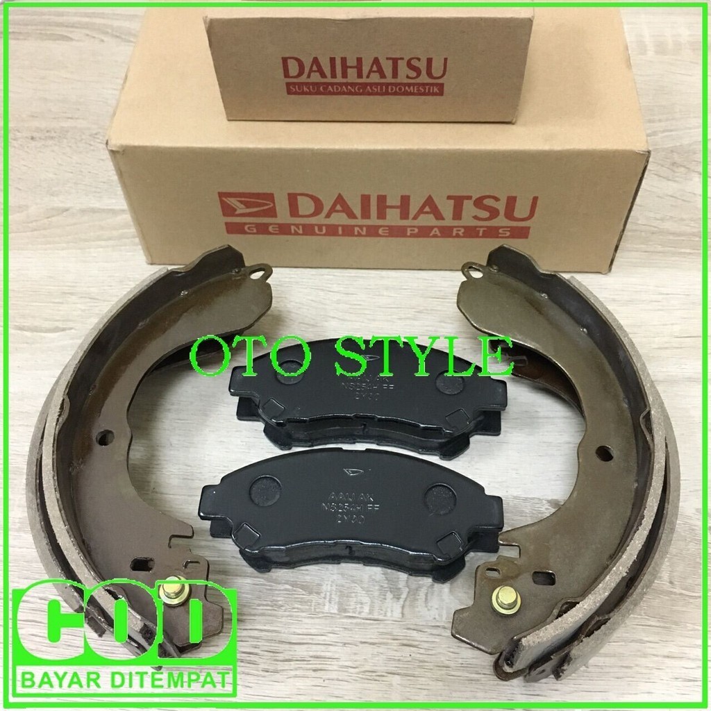 PAKET KAMPAS REM DEPAN DAN BELAKANG GRAND MAX - BRAKE PAD GRAND MAX LUXIO DEPAN BELAKANG