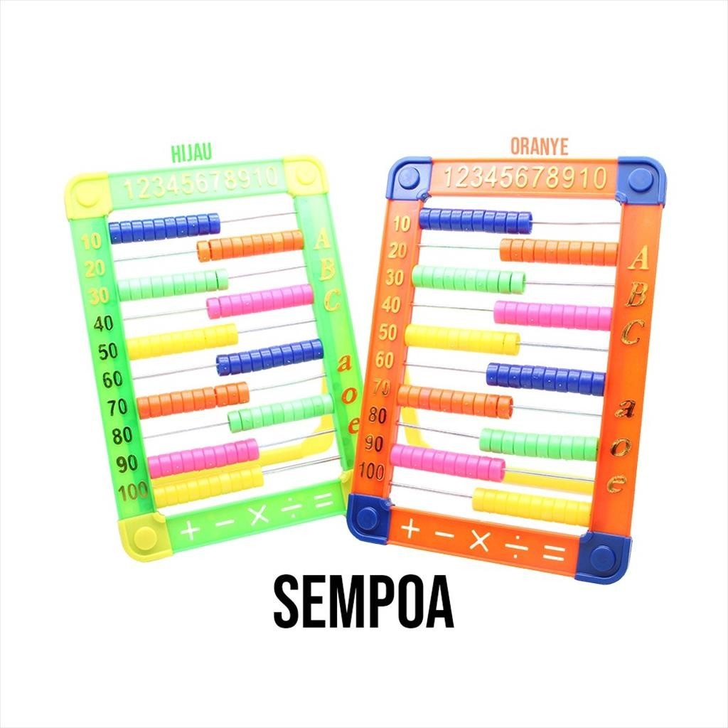 

[ES.JKT]Sempoa Besar +Penyangga / Sempoa Abagus 15.5*22cm/ Sempoa Import