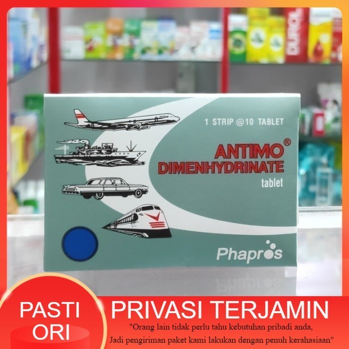 ANTIMO UNTUK MABUK PERJALANAN / antimo tablet dewasa