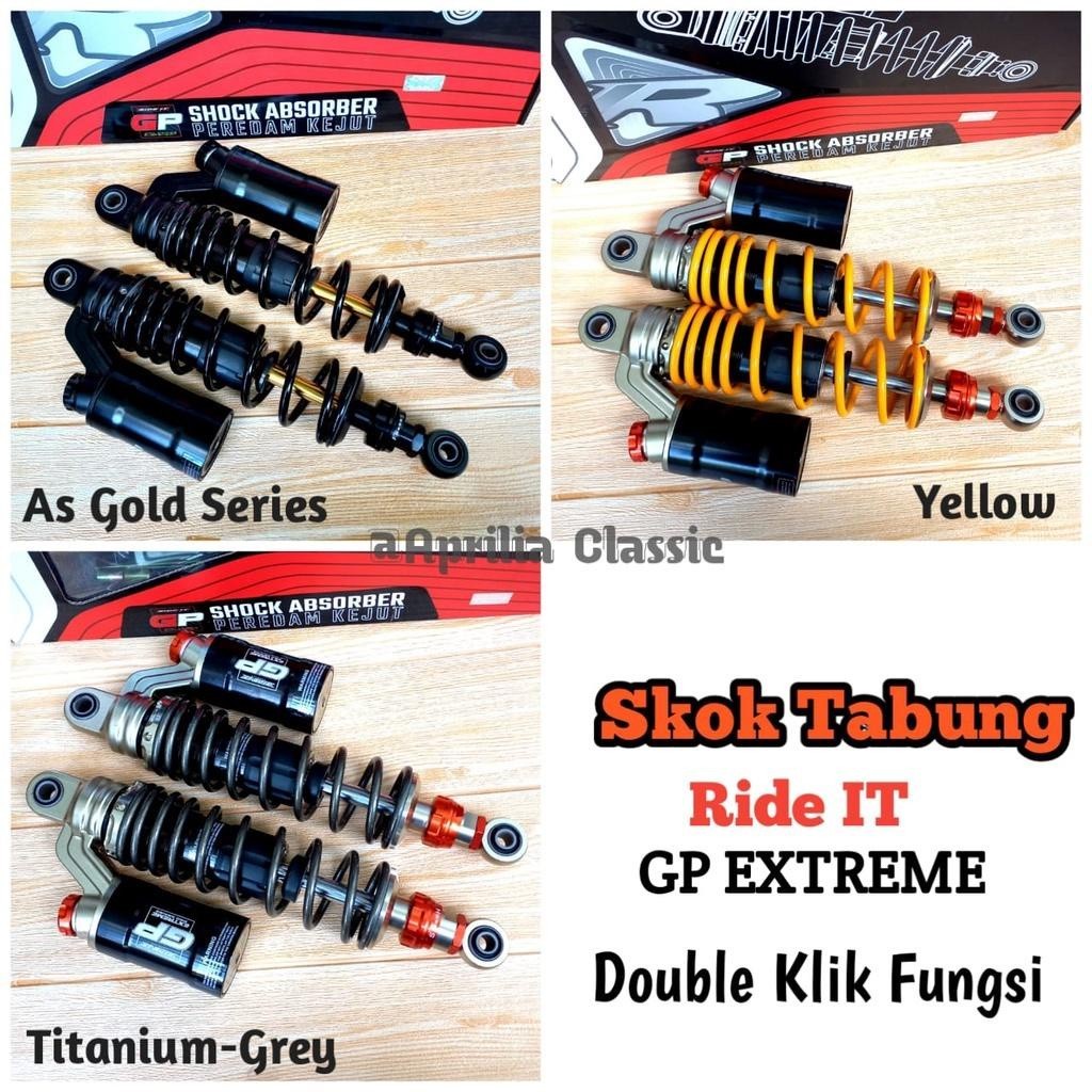 Diskon 80% Shockbreaker Skok Shock Tabung Ride IT GP Extreme Double Klik Shock Belakang 280 320 340 