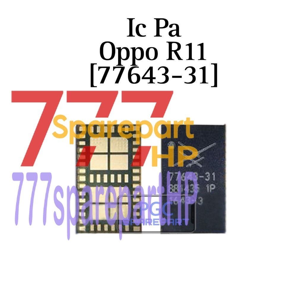 IC PA 77643-31 Untuk Vivo Y81 / Oppo R11 / F1S / Huawei Nova 3 / Vivo Y55 / CPH1707 / A1601 / PAR-AL00 / PAR-LX1M / 1808 1803 V1732A 1808i - 777sparepartHP