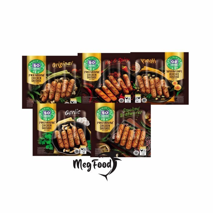 

So Good Premium Chicken Sausage | Sosis Ayam Premium 300g