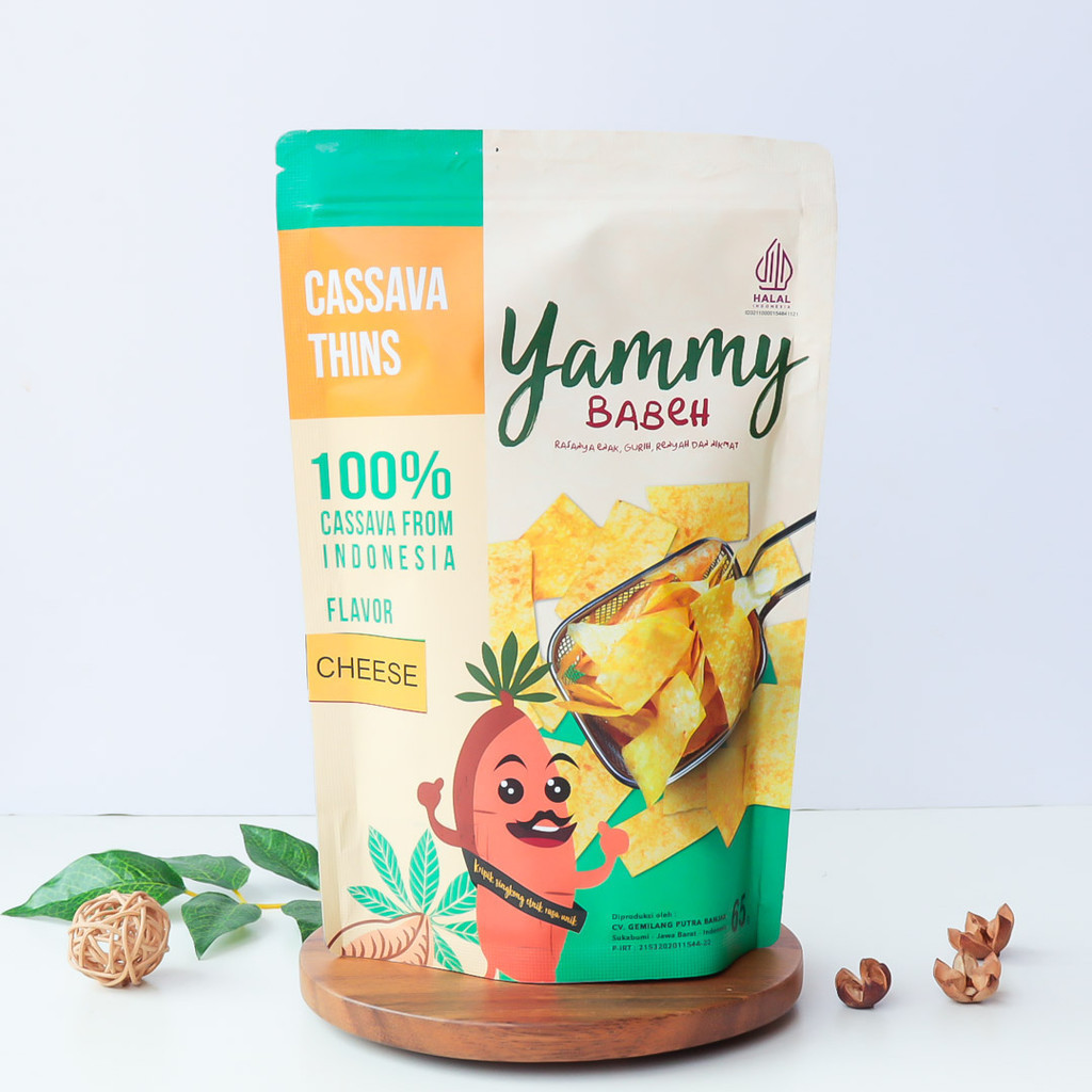 

Keju Keripik Singkong Cassava Chips Cheese - Yammy Babeh