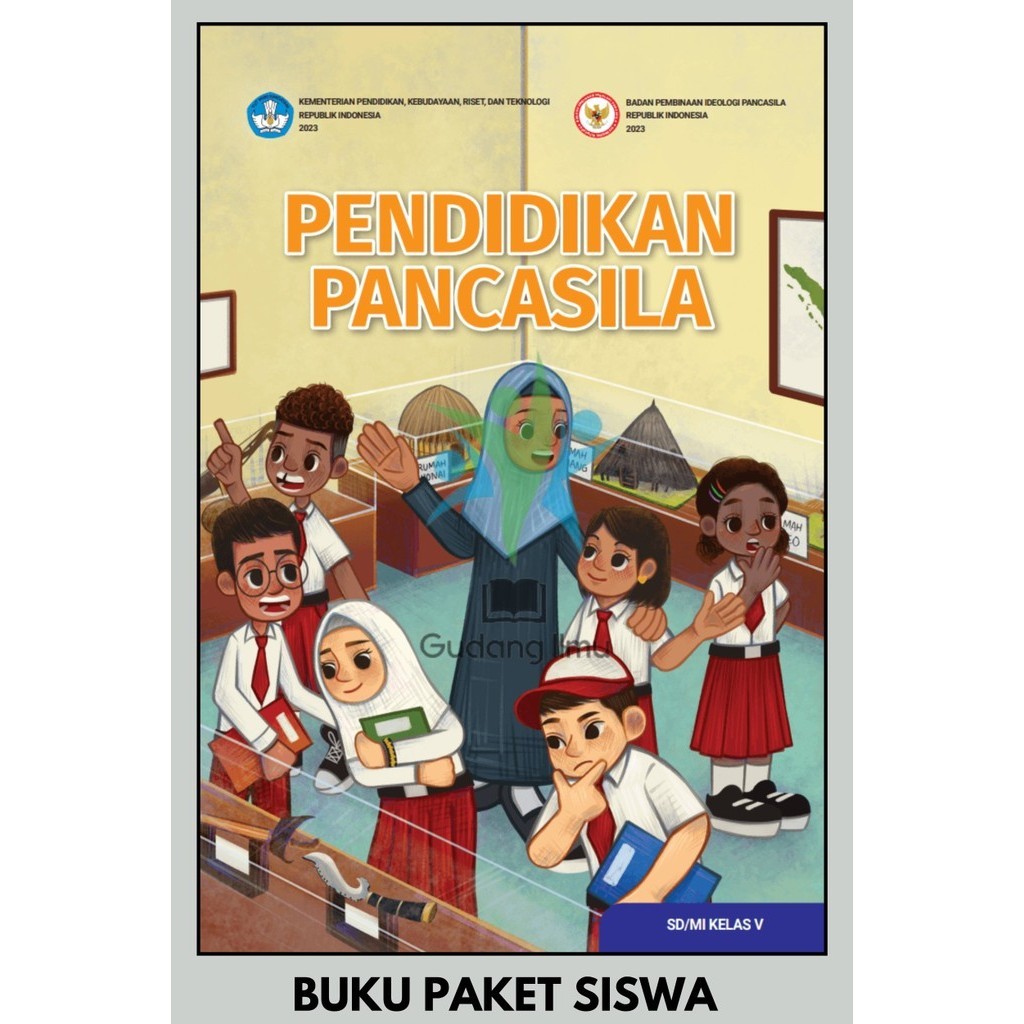 Buku Paket SiswaPPKN Kelas 5 SD  Kurikulum Merdeka TERBARU