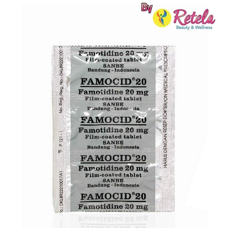 Famocid 20 mg 6 Tablet /Famotidine