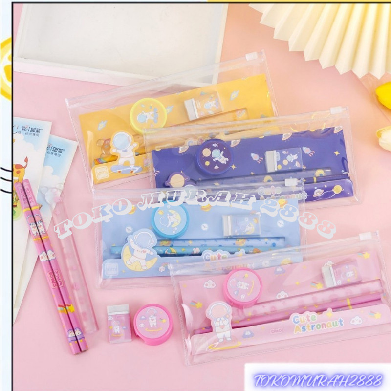 

Alat Tulis Sekolah Anak Lengkap / Set Alat Tulis Pensil Perlengkapan Sekolah