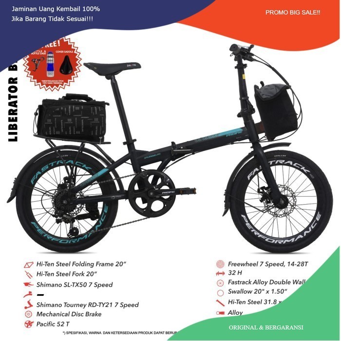 PROMO FLASH SALE Sepeda Lipat Pacific 20 inch Splendid 250