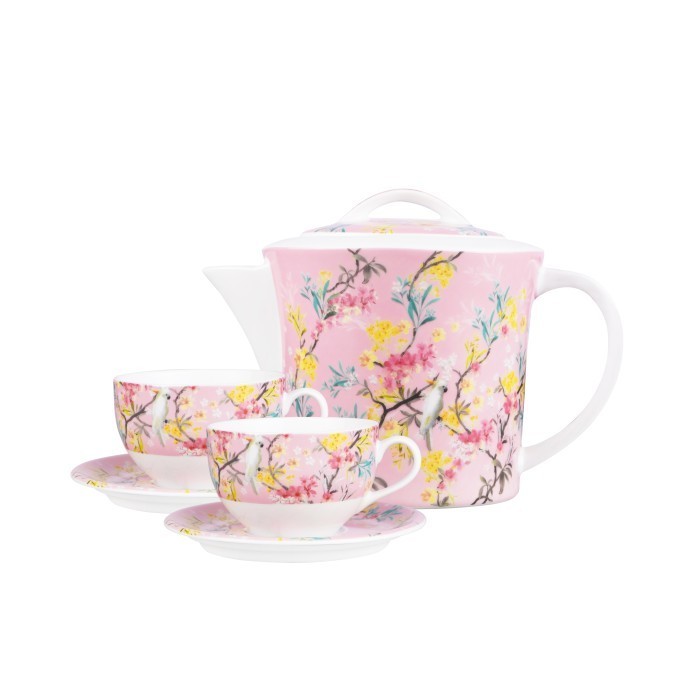 Zen X Dian Sastrowardoyo Tea Set Passionate Pink