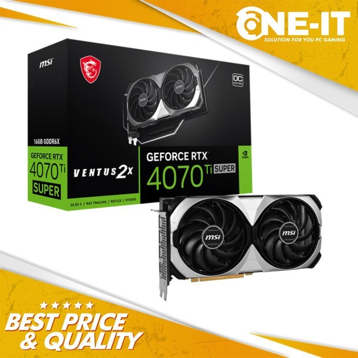 VGA MSI GeForce RTX 4070 Ti SUPER 16G VENTUS 2X OC 16GB GDDR6X