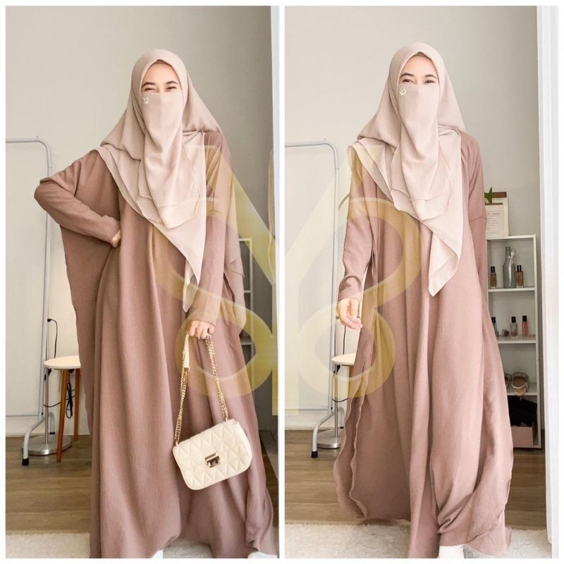 arumi abaya by yoora sarah Dove xs