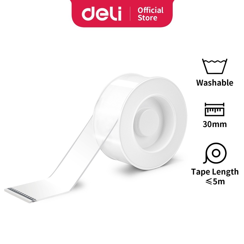 

Double Side Tape Deli 5m Transparan - 33612