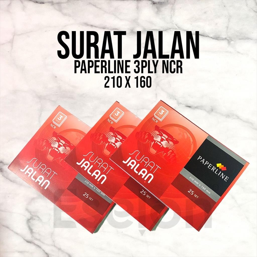 

[MaxMart] Surat Jalan Paperline Besar 3 / Ply (SJ B3 NCR) / Surat jalan / surat kirim barang