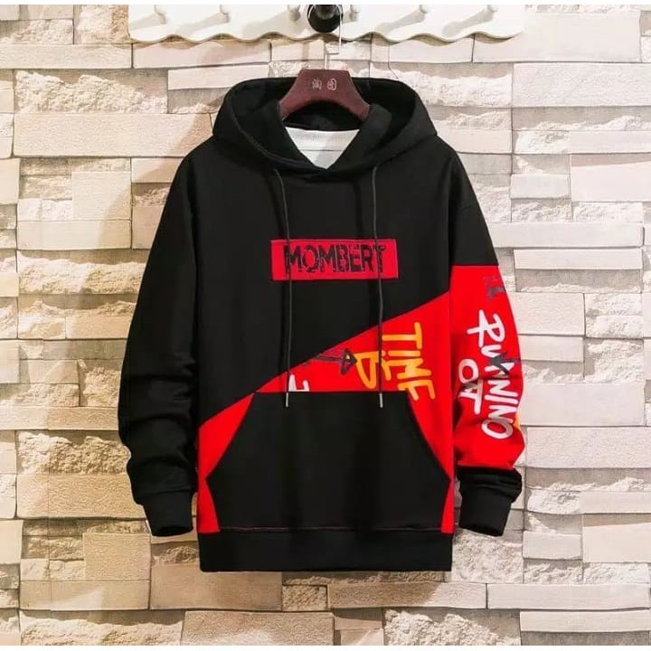 Hoodie Pria Kekinian Outfit Fashion Cowok Casual Mombert Murah Premium