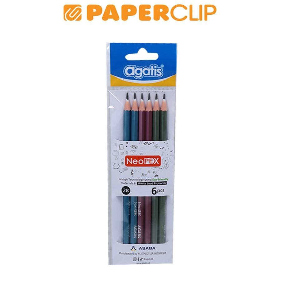 

PENSIL AGATIS NEOPEX 2B ISI 6 METALLIC EDITION