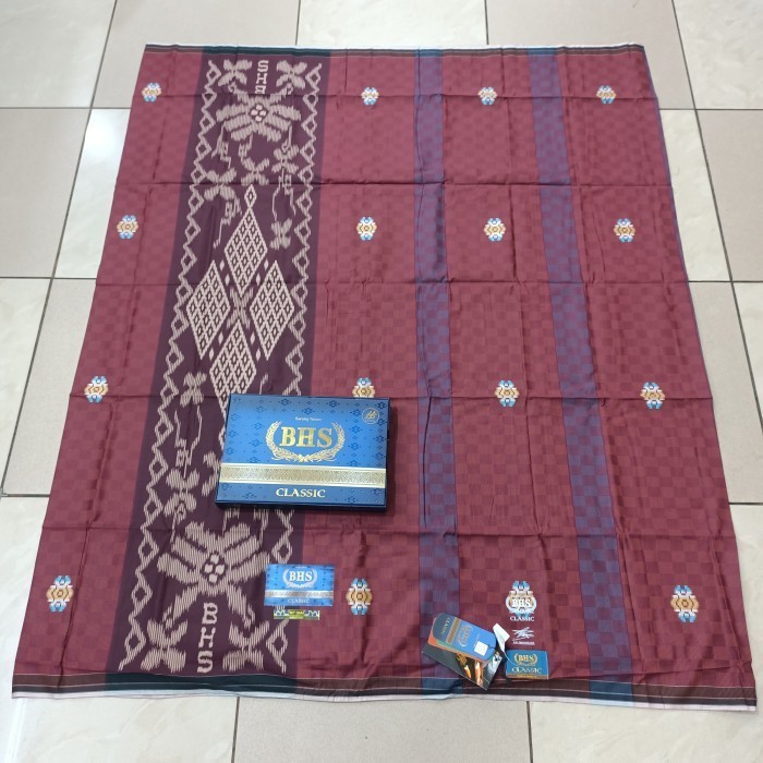 Sarung Tenun BHS Classic Songket DAM Kain Sarung