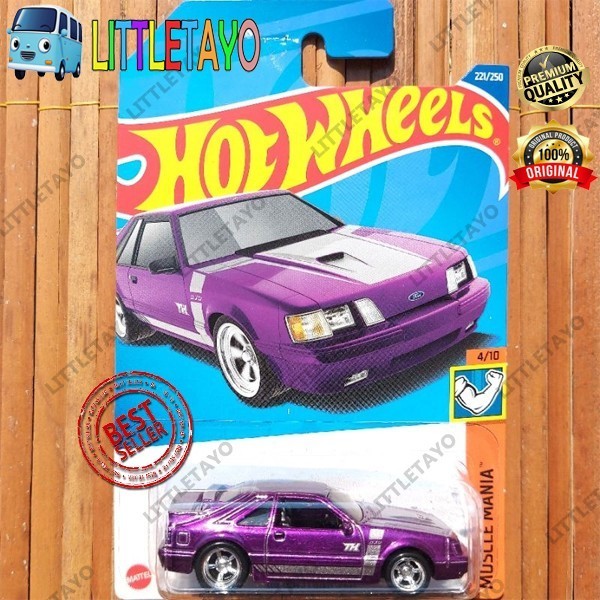 HOTWHEELS SUPER TREASURE HUNT 84 MUSTANG SVO UNGU -OCS25