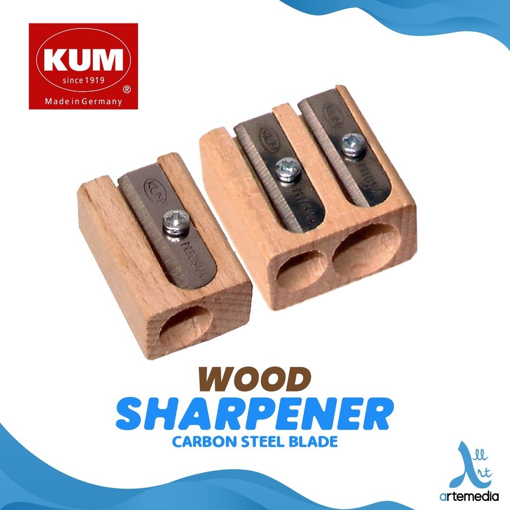 

KUM Sharpener Wood Carbon Steel Blade Rautan Pensil